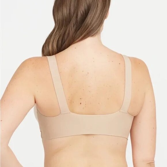 New Spanx SPANX smooth Bra-llelujah! Unlined Bralette in Nude Size Small - Picture 3 of 12